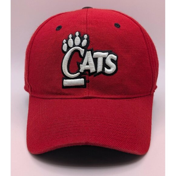 VTG Cincinnati Bearcats ZEPHYR Vintage Fitted Size 7 3/8 Cap Hat Red Wool Blend - Picture 2 of 7